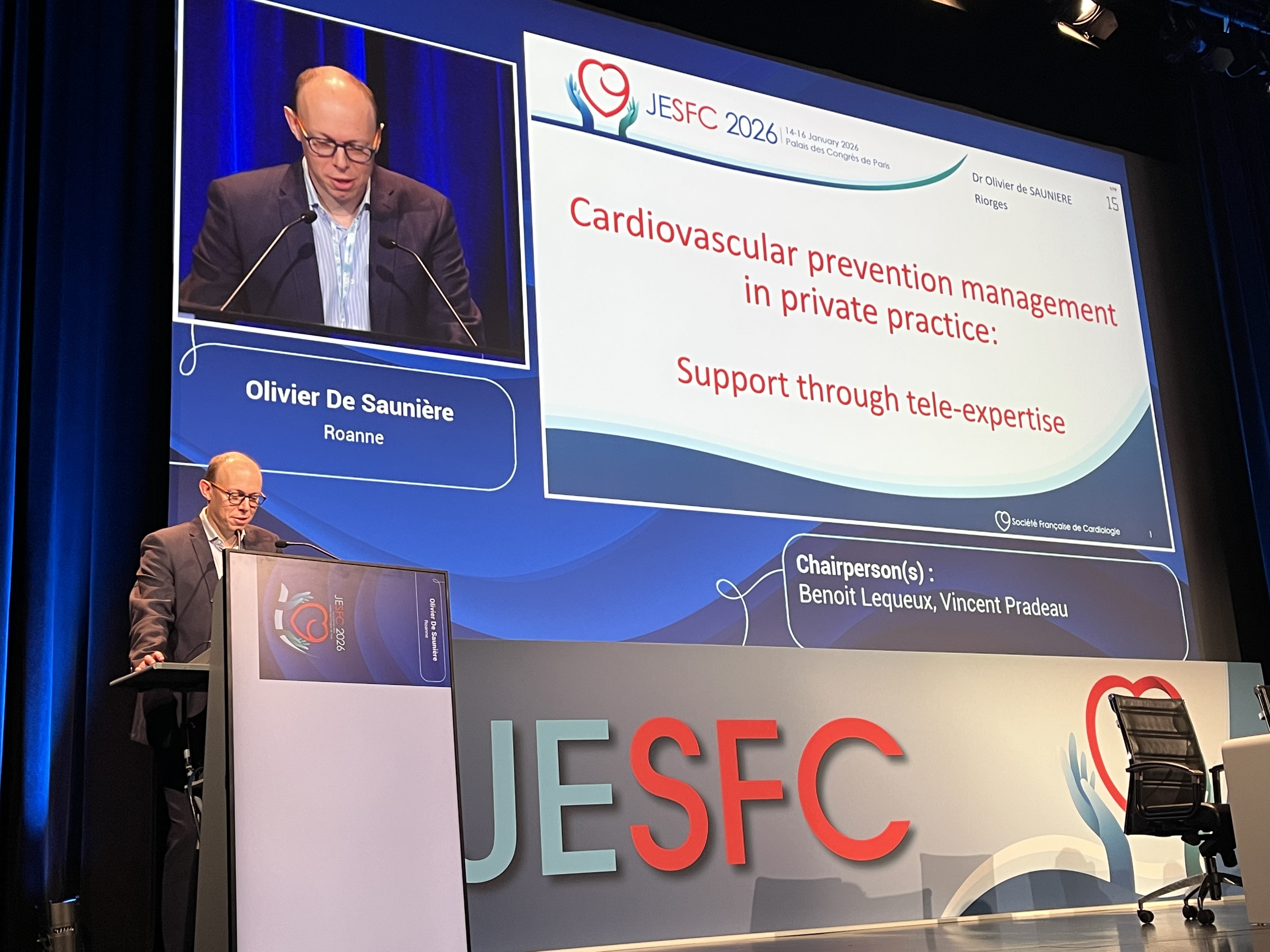 Intervention aux JESFC du Dr Olivier de Saunière